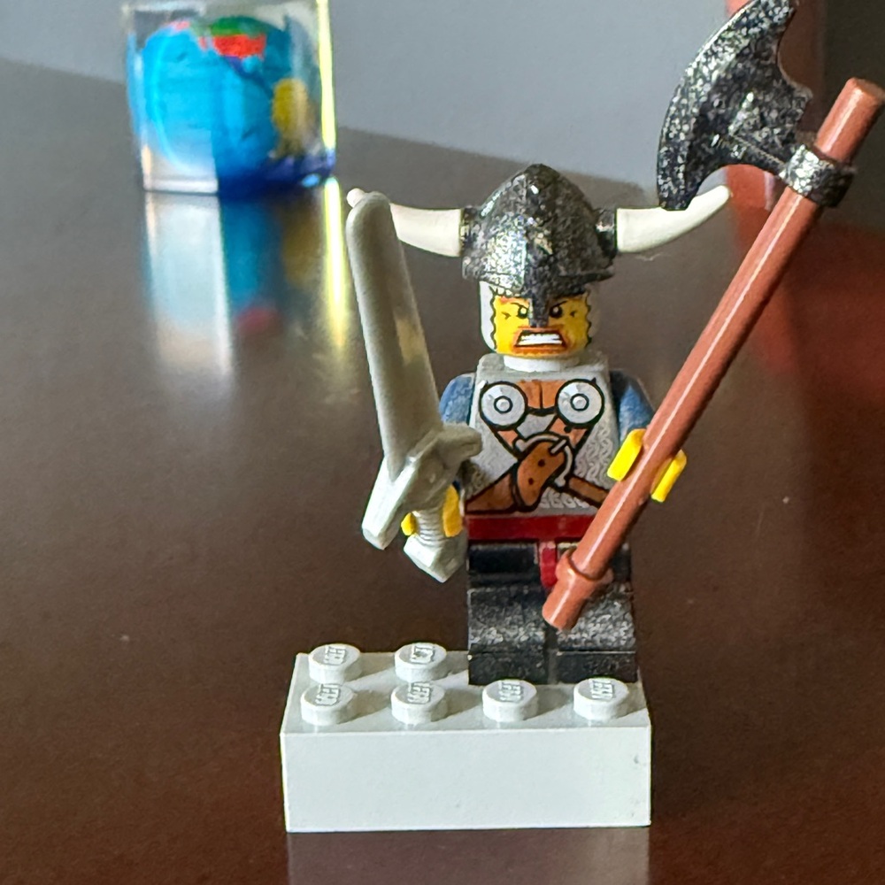 LEGO Viking Warrior Minifigure with Weapons bundle offer